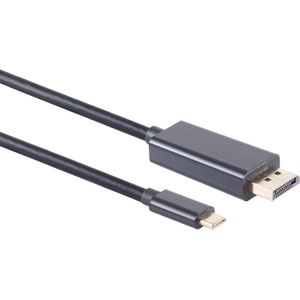 Powteq Premium - 1.8 meter - USB C naar Displayport kabel - 4K 60 Hz - Gold-plated - DP alt mode USB C