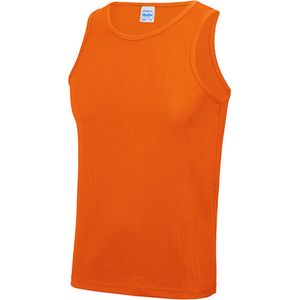 Heren tanktop 'Cool Vest' Electric Orange - XL