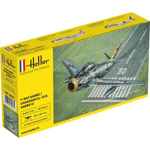 1:72 Heller 80277 F-86F Sabre - Canadair CL-13 B Sabre VI Plastic Modelbouwpakket