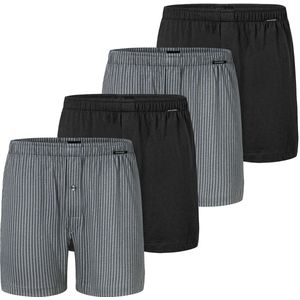 Schiesser Heren boxershort 4 pack Singel-Jersey