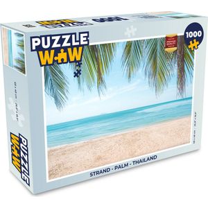 Puzzel Strand - Palm - Thailand - Legpuzzel - Puzzel 1000 stukjes volwassenen