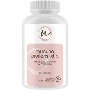 Natural Women Care - Mucuna Pruriens Xtra - 15% natuurlijke L-Dopa - Verrijkt met vitamine C en E, zink en selenium