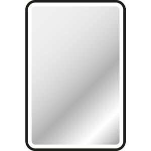 Spiegel rechthoek LED - Zwarte omranding - 40x60x4cm - GO LED RECTANGULAR 40