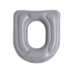 Opblaasbaar toiletzittingkussen voor decubitus - Grijs