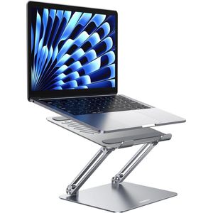 Aluminium Verstelbare Laptopstandaard Bureau - Ergonomische Laptophouder met Hitteventilatie - MacBook Pro Air Dell Chromebook - 173 Inch