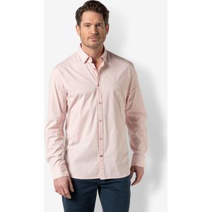 Twinlife Heren shirt basic - Overhemden - Luchtig - Elastisch - Roze - XL