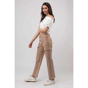 Toxik3 broek cargo beige