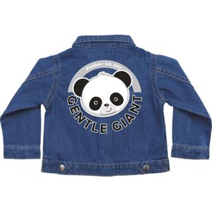 Pixeline Spijkerjas Panda 2-3 jaar - Jacket - Denim - spijkerjas - Panda - Organisch Katoen - dierenprint - Pixeline - Casual