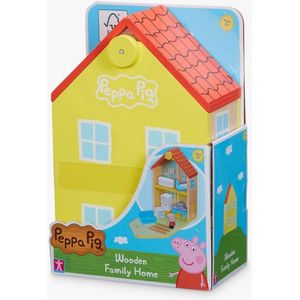 Peppa Pig 2131 - Houten poppenhuis inclusief Peppa en meubels - Speelfiguur