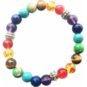 Fako Bijoux® - Armband - Reiki Deluxe - Zilverkleurig