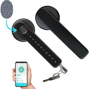 Home & Marker - Deurklink met Vingerafdruk - Slim Deurslot - Smart Lock - Smart Deurslot - Slimme Deursloten - Vingerafdruk Deurslot - Elektronisch Deurslot - DOORISMART