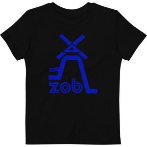 Zob - Biologisch katoenen T-shirt voor kinderen - Black, 3-4