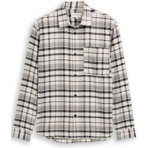 Tom Tailor Denim Relaxed fit overhemd met ruitjesmotief