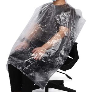 Set van 50 wegwerp kapperscapes van waterdicht materiaal, ideaal voor haar knippen en wassen, voor hygiënisch en gemakkelijk gebruik in de salon of thuis