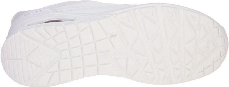 Skechers Dames UNO BANKSIA Luxe Sneaker, Wit, 3 UK, Wit, 36 EU
