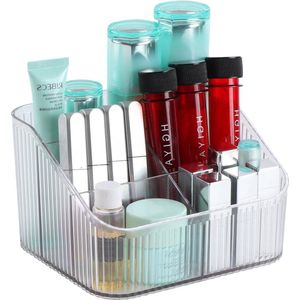 5-vakken acryl make-up organizer voor lippenstiften kwasten oogschaduw nagellak