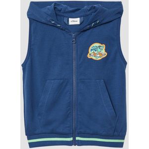 Hoodie - Mouwloos - Jersey - Met Vaste Capuchon - Voor Kinderen
