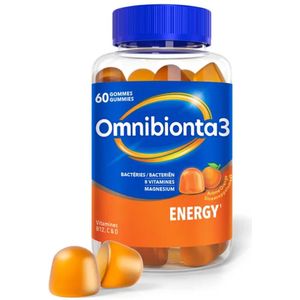 Omnibionta3 - Energie Gummies - Sinaasappel - 150 Miljoen Bacteriën