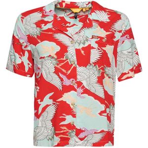 Superdry Vintage Beach Resort Shirt Rood S Vrouw