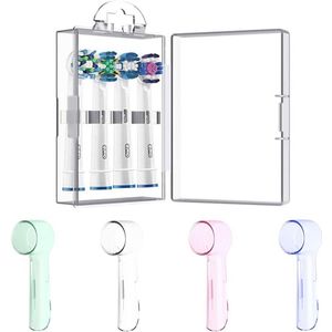 Elektrische Tandenborstel Hoofd Opbergkoffer en 4 Opzetborstels