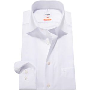 OLYMP Luxor Shirt Modern Fit Wit - Maat 45 - Heren - Hemden Formeel