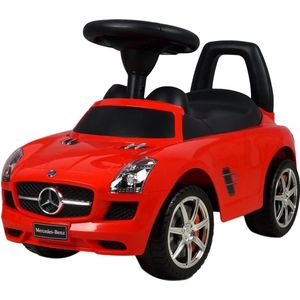 Eco Toys Mercedes SLS Loopauto - Rood - met claxon en muziek