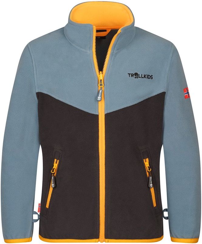 Trollkids - Oppdal Jacket XT - Fleecevest - Grijs