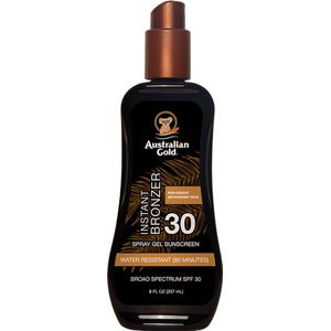 Australian Gold SPF 30 Spray Gel met Bronzer - 237 ml - zonnebrandcrÃ¨me