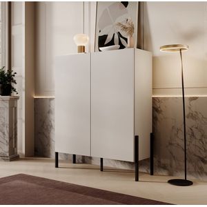 Meubella - Dressoir Jordy - Beige - 114 cm