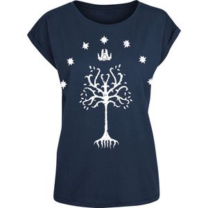 The Lord Of The Rings Tree Of Gondor Dames T-shirt - donkerblauw - S