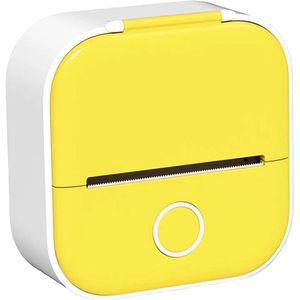 Phomemo - T02 - Draagbare Labelprinter - Geel - Mobiel