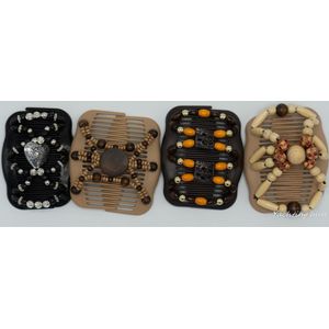 Haarkammen -haarklem - 4 stuks - AKTIE - haarspeld -haarsieraden - haarkam opsteken - opsteken - op=op