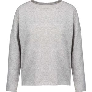 Kariban Dames/dames Oversized Sweatshirt (Lichtgrijs)