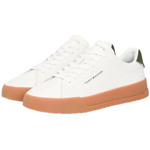 Tommy Hilfiger - Leren Sneakers - Wit