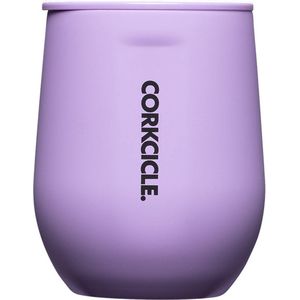 Corkcicle Stemless Cup 355ml-Sun Soaked Lilac-Thermosbeker voor Wijn/Koffie 355ml 12oz-Metallic Roestvrijstaal- driewandig-Koffiemok-Theekop- drie uur warm- 9 uur koel