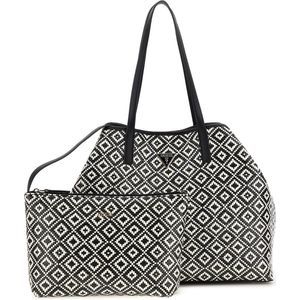 Guess Vikky II Large Tote Dames Shopper - Zwart - One Size