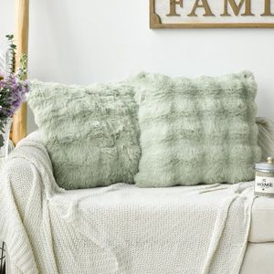 Zachte Kussensloop - Kunstbont - Machinewasbaar - 1 stuk - 100% polyester