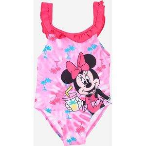 Minnie Mouse badpak - roze - Disney zwempak meisjes - maat 92/98