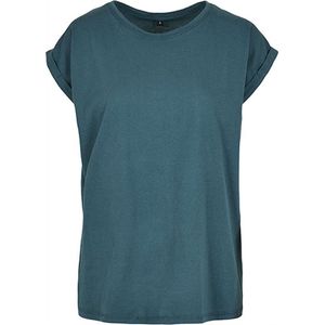 Build your Brand Ladies´ Extended Shoulder Tee BY021 - Teal - XL