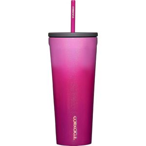Corkcicle Cold Cup 700ml-Ombre Unicorn Kiss-Thermosfles-Drinkbeker-met rietje-Go to drinkbeker-30oz- Spill proof