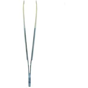 Pincet - Epileerpincet - Punt Pincet SOLID-GRIP - Pincet voor Splinters en Hobby - Tweezers - Inox (PT-1017)