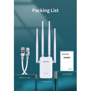 Viatel Comfast CF-WR304S - WiFi Repeater - 300 Mbps - 2.4GHz