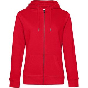 B&C Vrouwen/dames Koningin Hoodie (Rood)