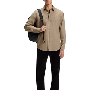 Boss Orange - Overhemd - Open Green346 - Lange Mouwen - Met BOSS Borduurwerk