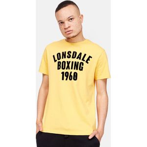 Lonsdale T-Shirt Pitsligo T-Shirt normale Passform Yellow/Black-M