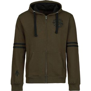 Star Wars Mandalore Bounty Hunter Vest met capuchon groen S Katoen -