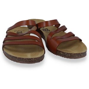 Hee! Dames Slipper | Cognac | Maat: 37