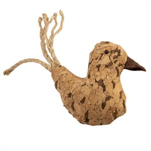 Duvoplus - Speelgoed Voor Dieren - Kat - Cork Vogel 8x12x2,5cm Bruin - 1st