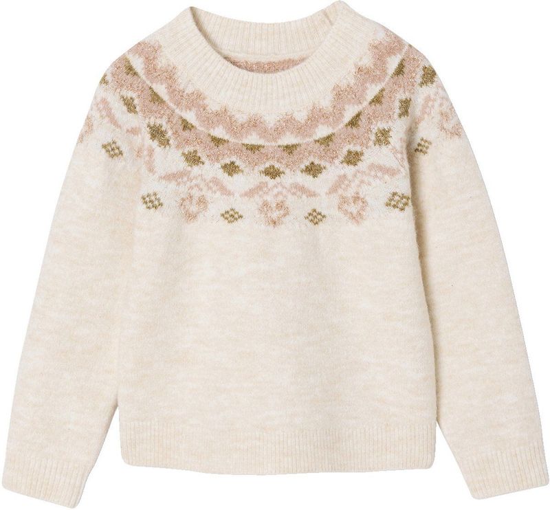 Vertbaudet - Jacquard Trui - Meisjes - Glinsterende Details