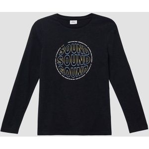 T-shirt - Katoen - Lange Mouwen - Regular Fit - Speelse Print